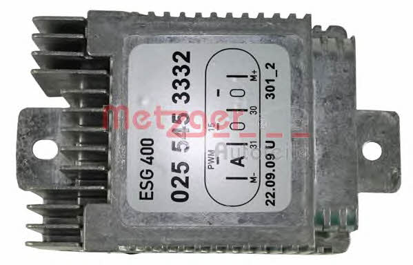 Metzger 0917037 Control Unit, electric fan (engine cooling) 0917037