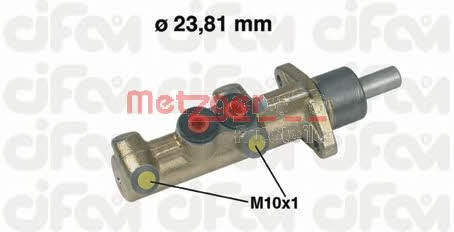 Metzger 202-298 Brake Master Cylinder 202298