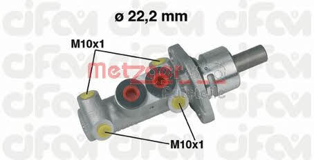 Metzger 202-302 Brake Master Cylinder 202302
