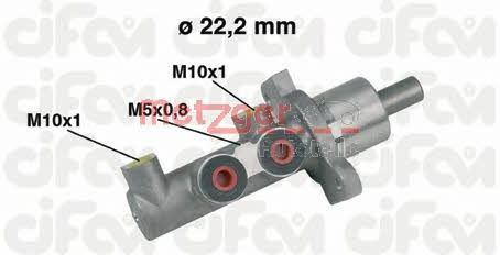 Metzger 202-344 Brake Master Cylinder 202344
