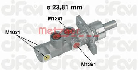 Metzger 202-362 Brake Master Cylinder 202362
