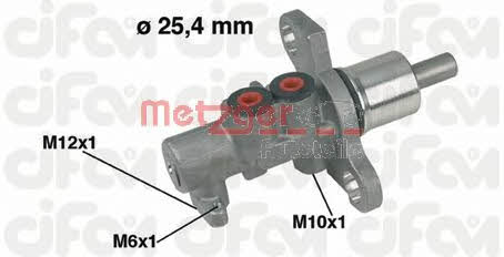 Metzger 202-368 Brake Master Cylinder 202368