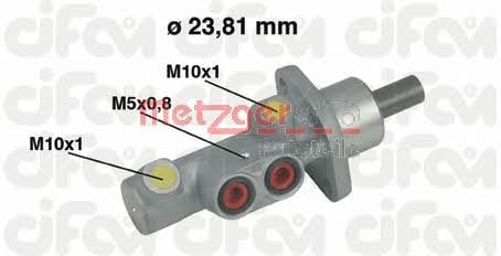 Metzger 202-452 Brake Master Cylinder 202452