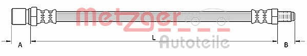 4110805 Metzger Brake Hose