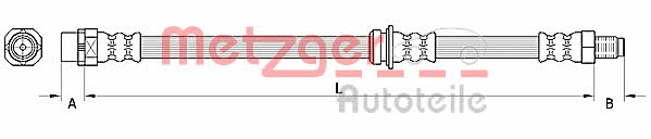 Metzger 4110946 Brake Hose 4110946