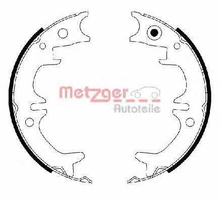 Metzger MG 220 Parking brake shoes MG220