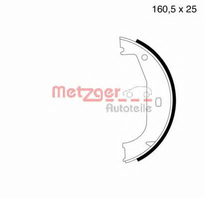 Metzger MG 626 Parking brake shoes MG626