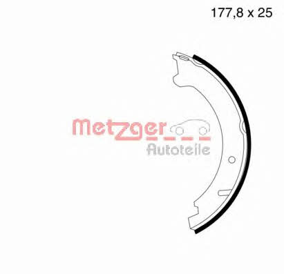 Metzger MG 629 Parking brake shoes MG629
