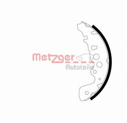 Metzger MG 730 Brake shoe set MG730