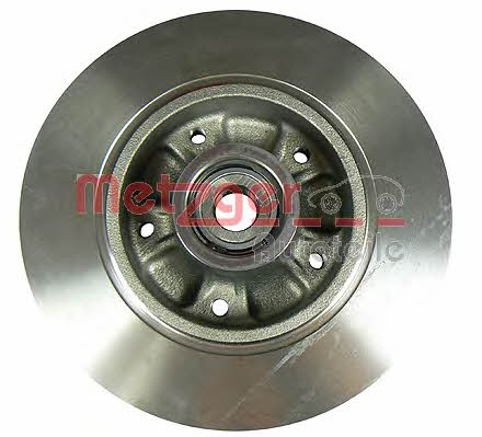 Metzger 6110006 Rear brake disc, non-ventilated 6110006
