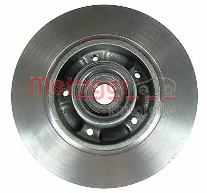 Metzger 6110007 Rear brake disc, non-ventilated 6110007