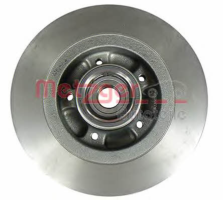 Metzger 6110008 Rear brake disc, non-ventilated 6110008