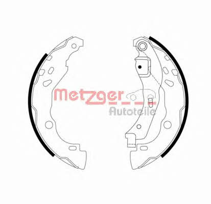 Metzger MG 968 Brake shoe set MG968