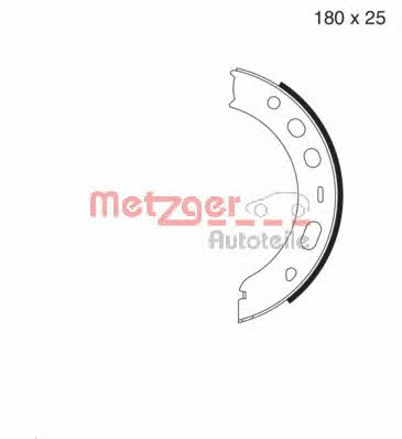 Metzger MG 979 Parking brake shoes MG979