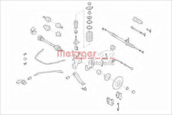 Metzger OLA3V Wheel suspension OLA3V