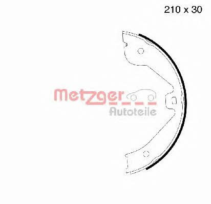Metzger MG 790 Parking brake shoes MG790