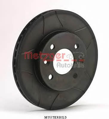 Metzger X14138 Unventilated front brake disc X14138