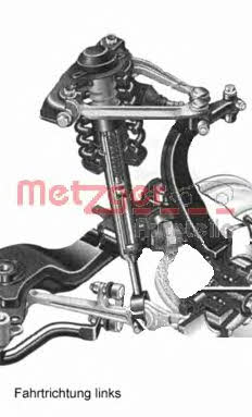 Metzger AUDIA3V Wheel suspension AUDIA3V