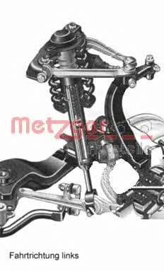 Metzger AUDIA4V Wheel suspension AUDIA4V