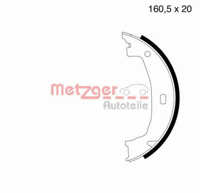 Metzger KR 780 Parking brake shoes KR780