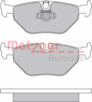 Metzger 1170120 Brake Pad Set, disc brake 1170120