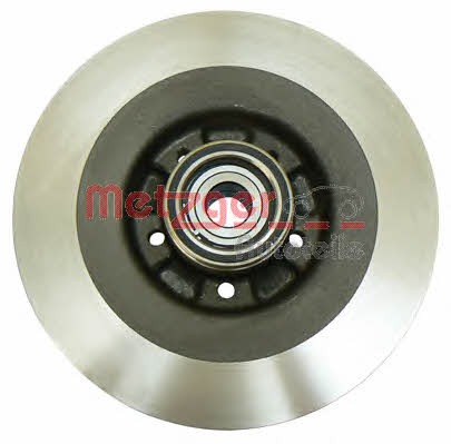 Metzger 6110058 Rear brake disc, non-ventilated 6110058