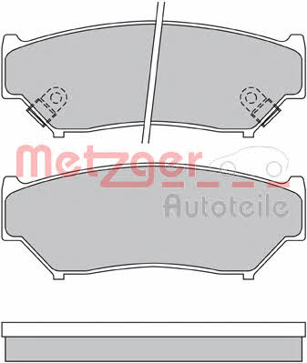 Metzger 1170528 Brake Pad Set, disc brake 1170528