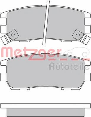 Metzger 1170529 Brake Pad Set, disc brake 1170529
