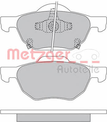 Metzger 1170558 Brake Pad Set, disc brake 1170558