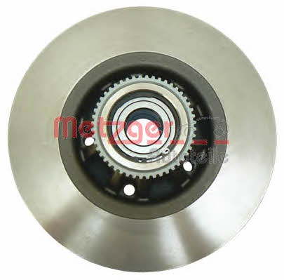 Metzger 6110183 Rear brake disc, non-ventilated 6110183