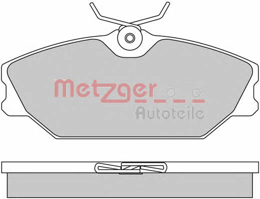 Metzger 1170084 Brake Pad Set, disc brake 1170084
