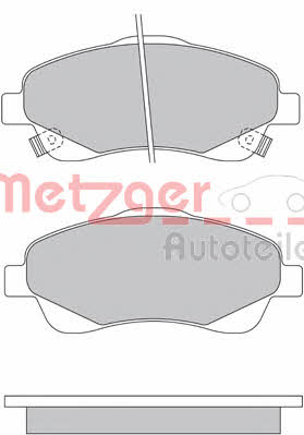 Metzger 1170172 Brake Pad Set, disc brake 1170172