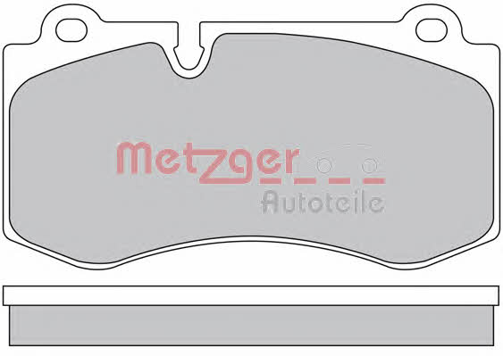 Metzger 1170383 Brake Pad Set, disc brake 1170383
