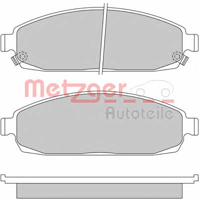 Metzger 1170423 Brake Pad Set, disc brake 1170423