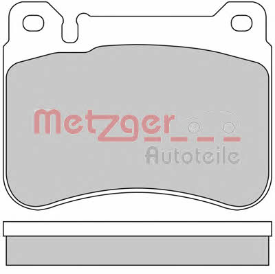 Metzger 1170407 Brake Pad Set, disc brake 1170407