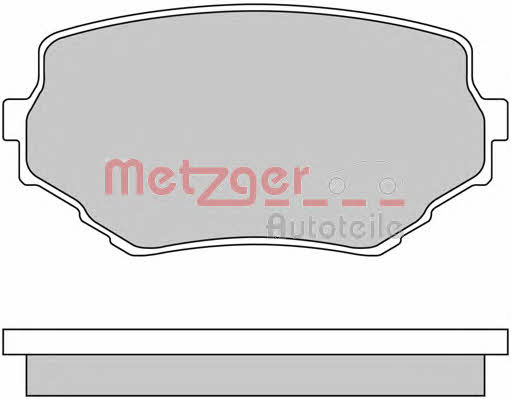 Metzger 1170415 Brake Pad Set, disc brake 1170415