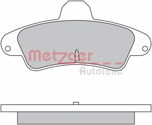 Metzger 1170430 Brake Pad Set, disc brake 1170430