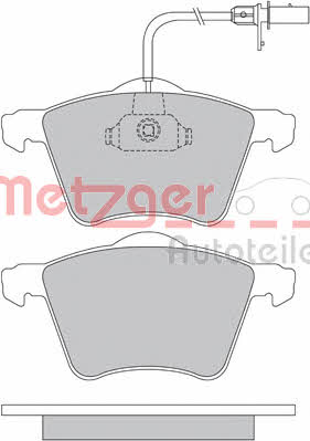 Metzger 1170104 Brake Pad Set, disc brake 1170104