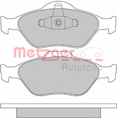 Metzger 1170045 Brake Pad Set, disc brake 1170045