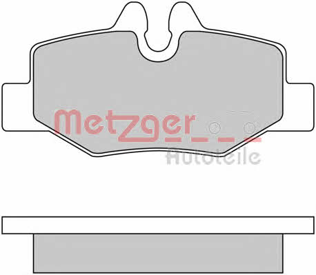 Metzger 1170081 Brake Pad Set, disc brake 1170081