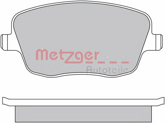 Metzger 1170417 Brake Pad Set, disc brake 1170417