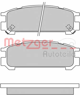 Metzger 1170429 Brake Pad Set, disc brake 1170429