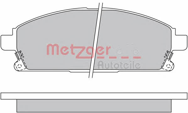 Metzger 1170159 Brake Pad Set, disc brake 1170159