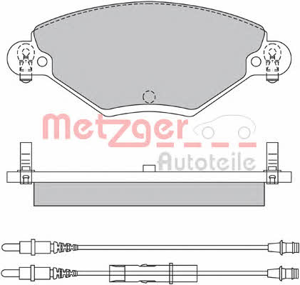 Metzger 1170419 Brake Pad Set, disc brake 1170419