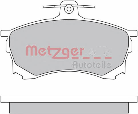 Metzger 1170453 Brake Pad Set, disc brake 1170453