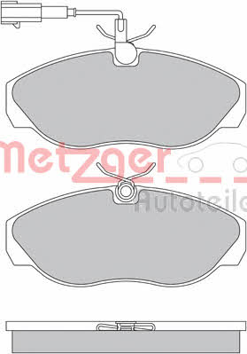 Metzger 1170494 Brake Pad Set, disc brake 1170494