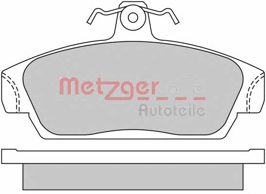 Metzger 1170514 Brake Pad Set, disc brake 1170514