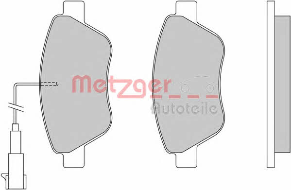 Metzger 1170117 Brake Pad Set, disc brake 1170117