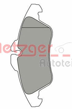 Metzger 1170071 Brake Pad Set, disc brake 1170071