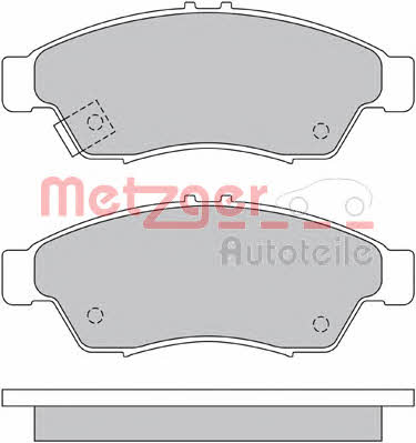 Metzger 1170584 Brake Pad Set, disc brake 1170584